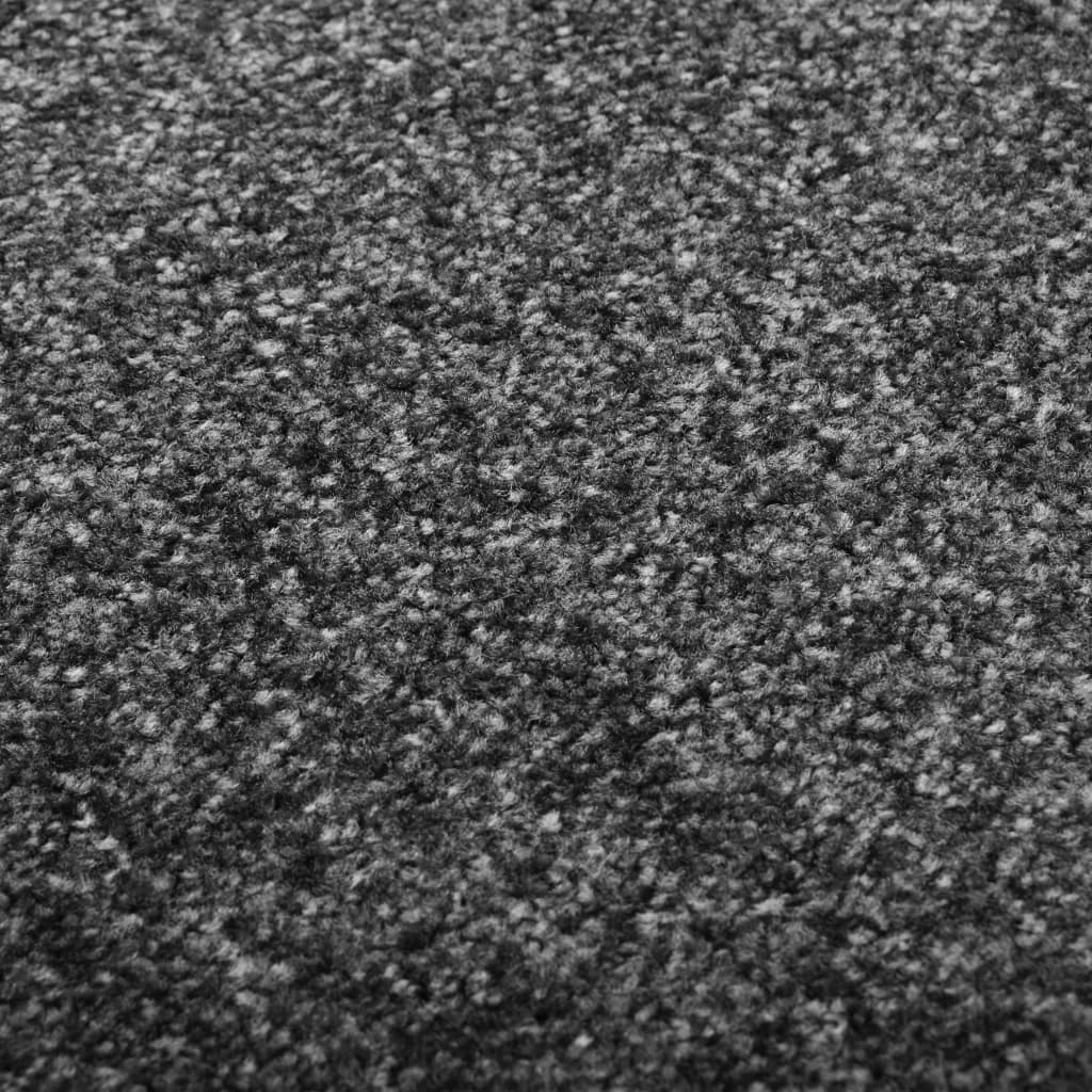 Doormat Washable Anthracite 90x150 cm