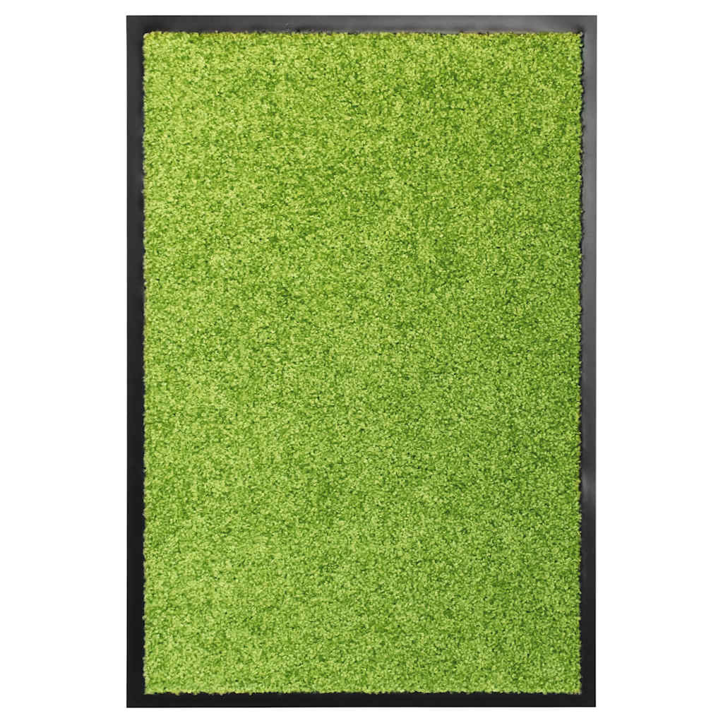 Doormat Washable Green 40x60 cm