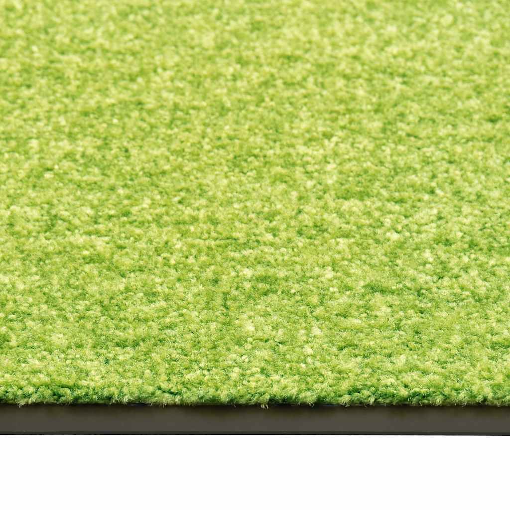 Doormat Washable Green 40x60 cm