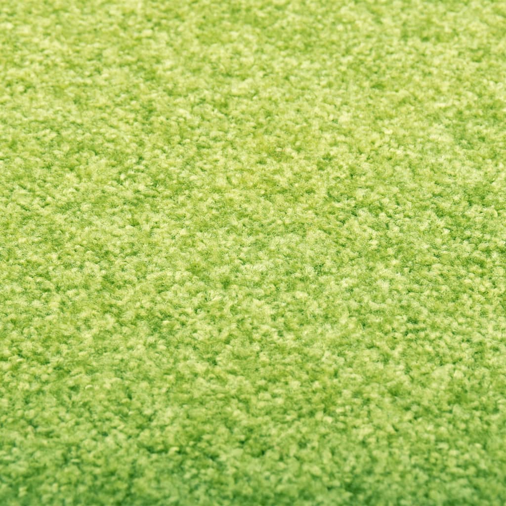 323428 vidaXL Doormat Washable Green 60x90 cm