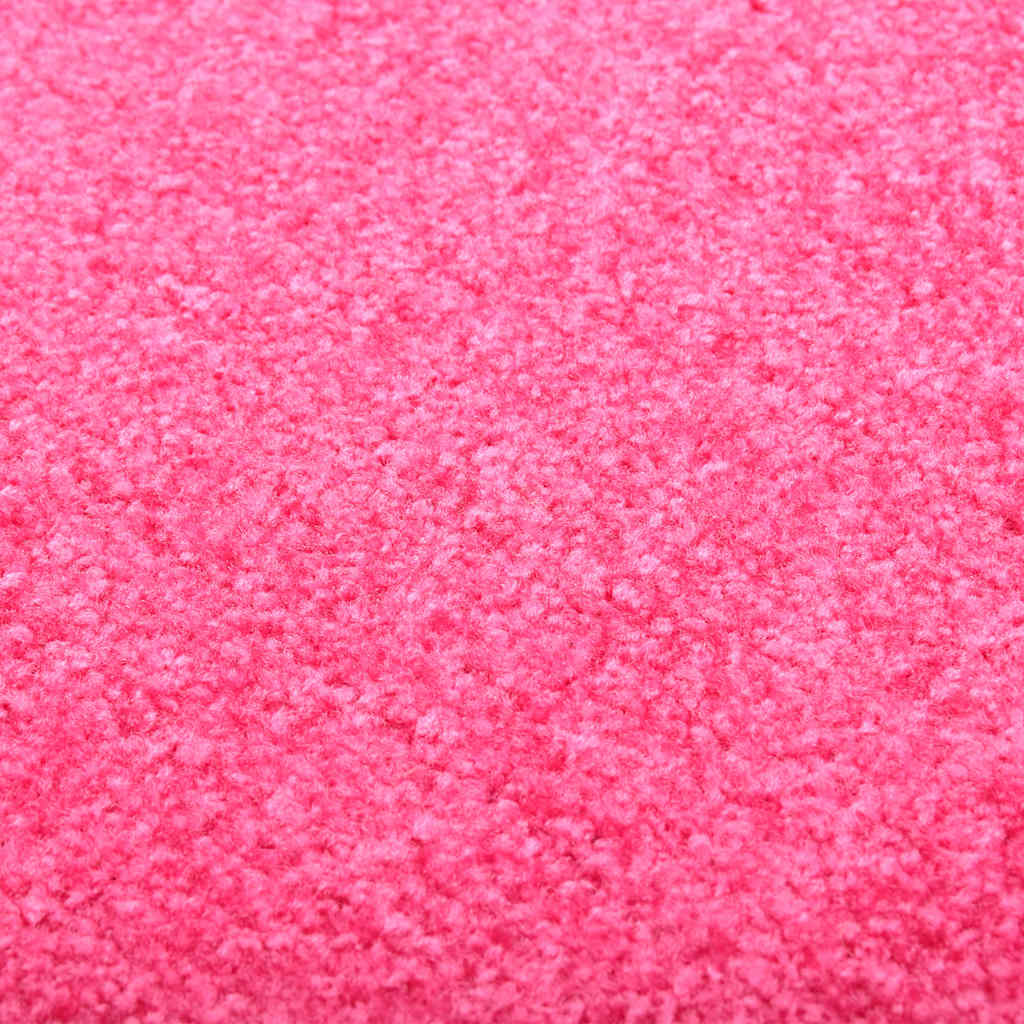 323450 vidaXL Doormat Washable Pink 120x180 cm