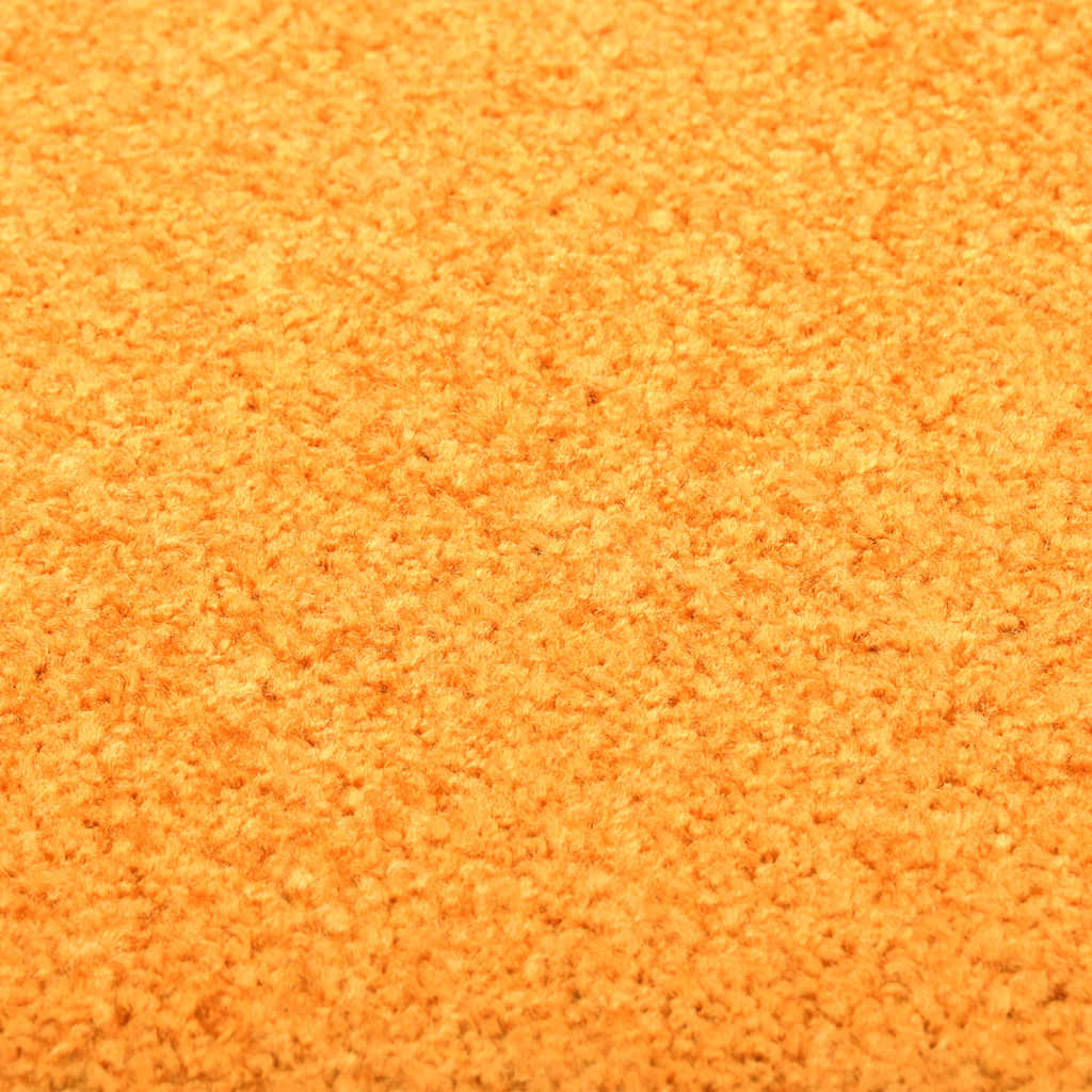 323455 vidaXL Doormat Washable Orange 90x150 cm