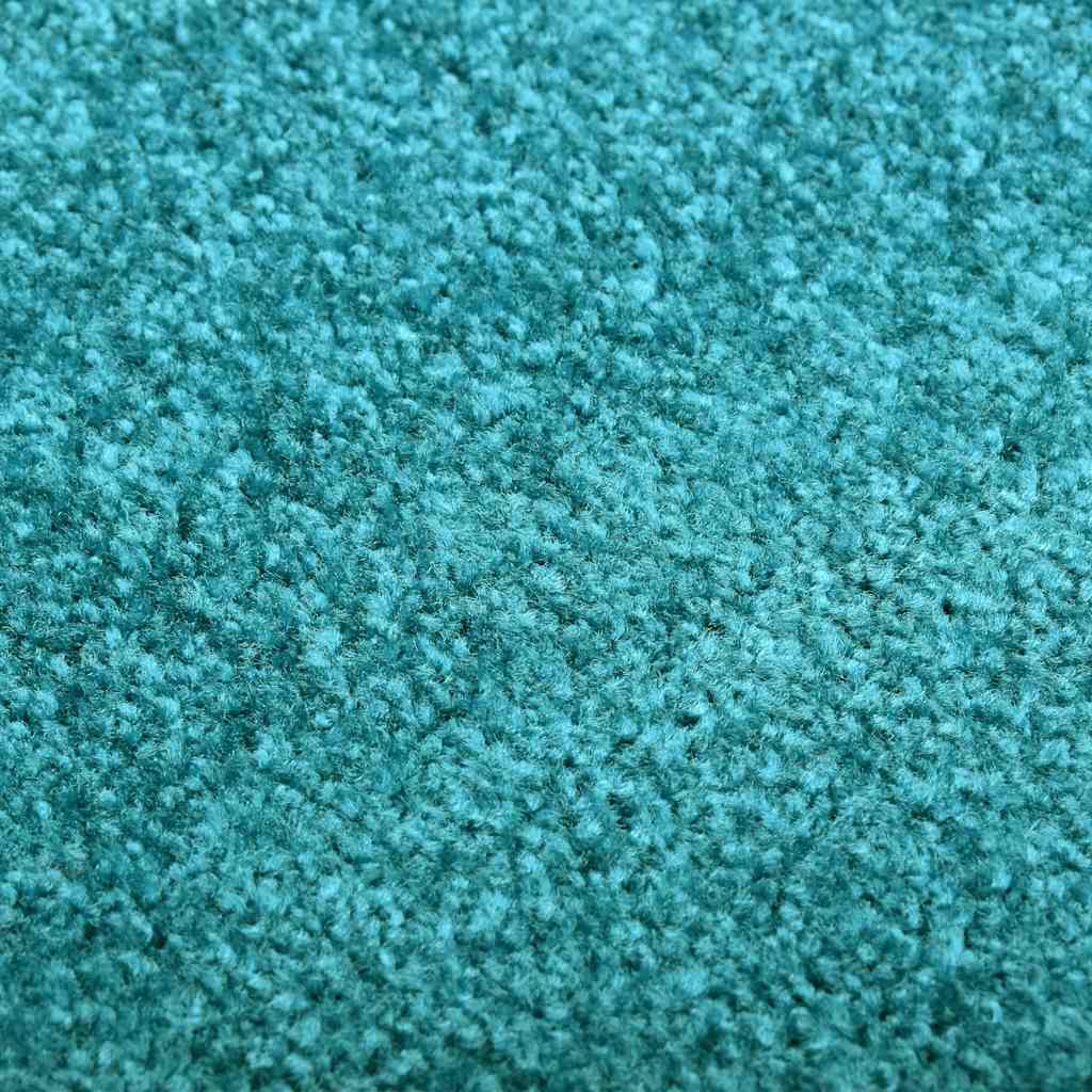 Doormat Washable Cyan 60x180 cm