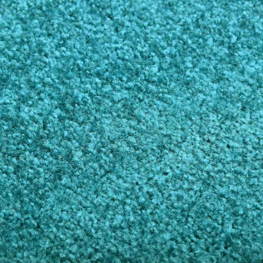 323459 vidaXL Doormat Washable Cyan 60x180 cm