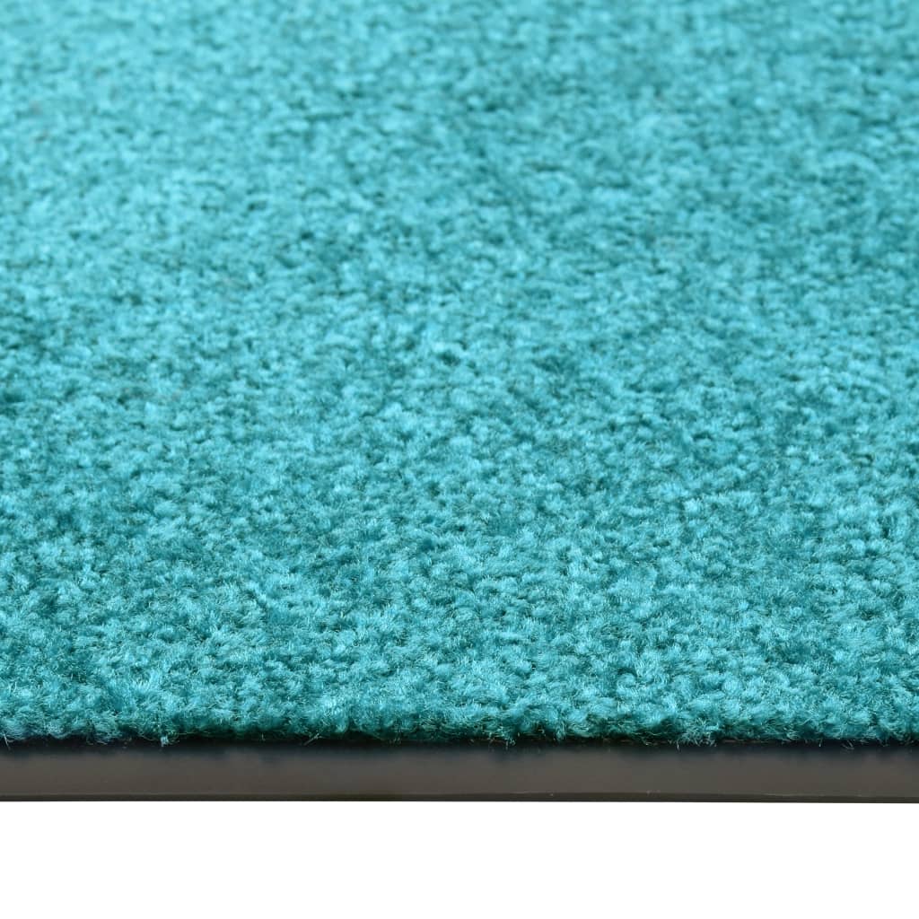 Doormat Washable Cyan 120x180 cm