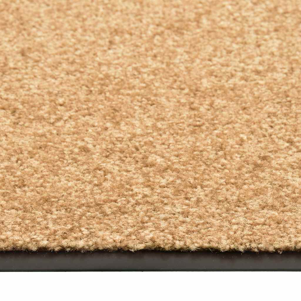 323463 vidaXL Doormat Washable Cream 40x60 cm
