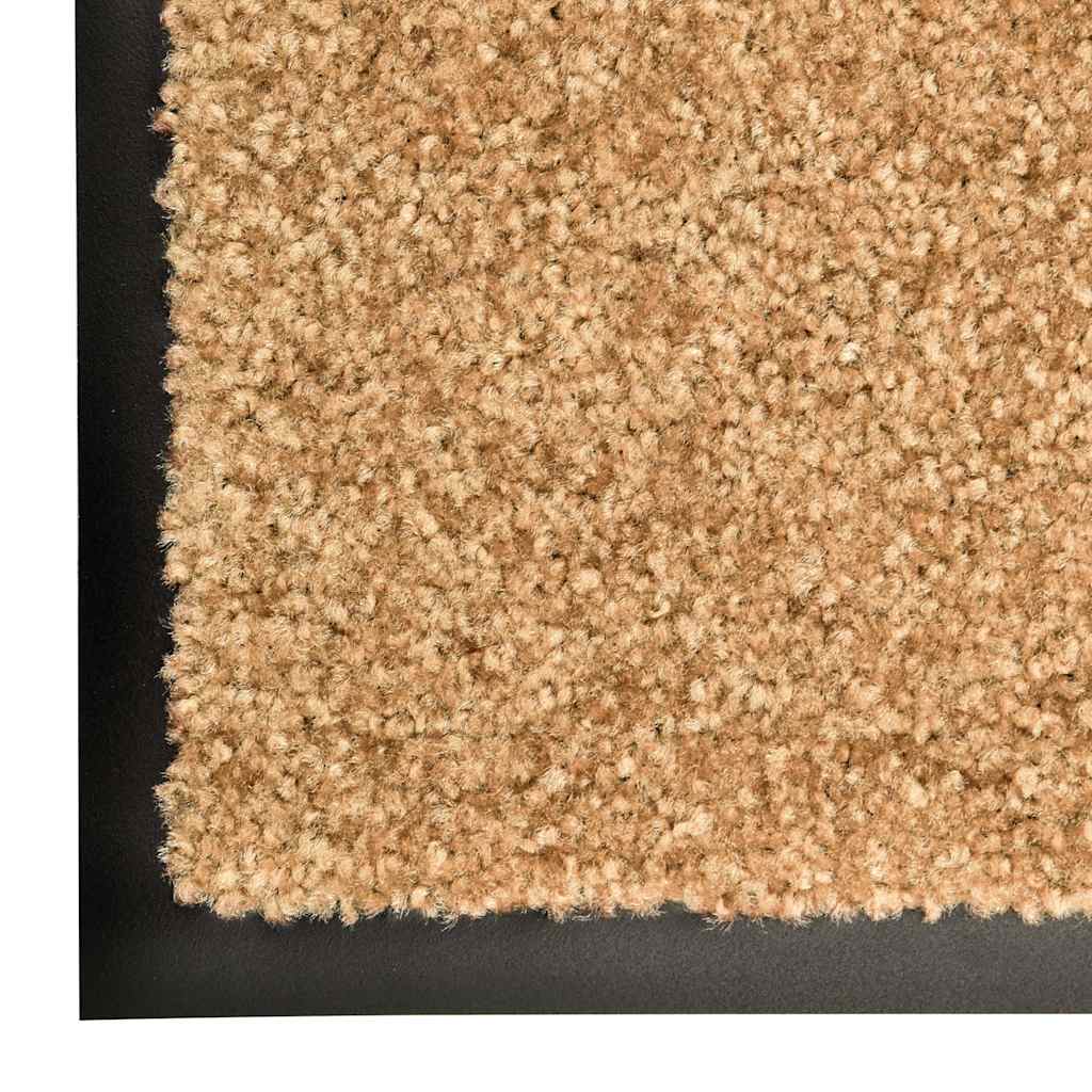 323463 vidaXL Doormat Washable Cream 40x60 cm