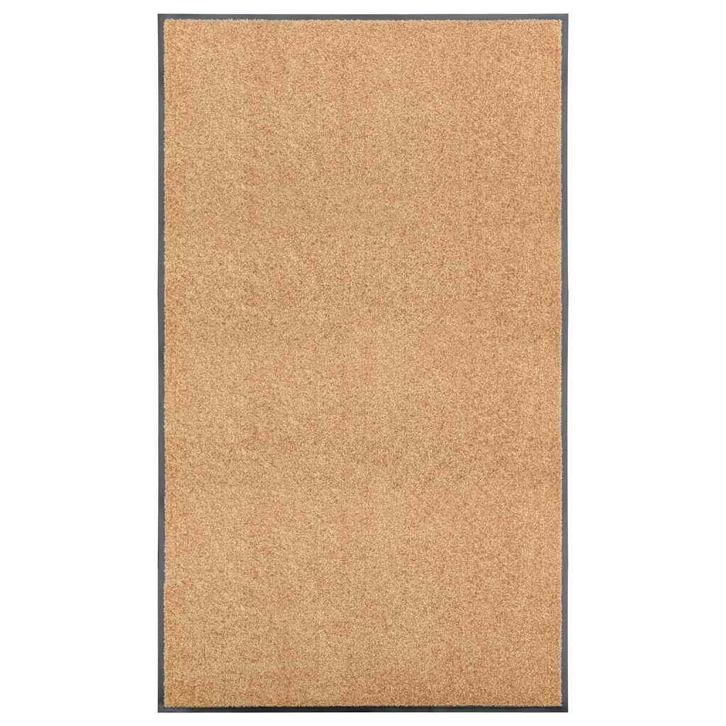 Doormat Washable Cream 90x150 cm