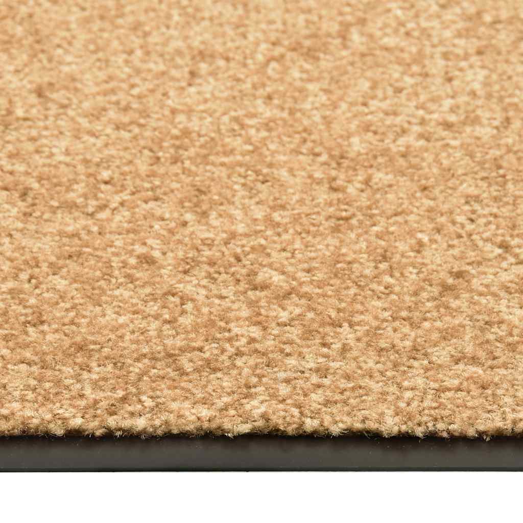 Doormat Washable Cream 90x150 cm