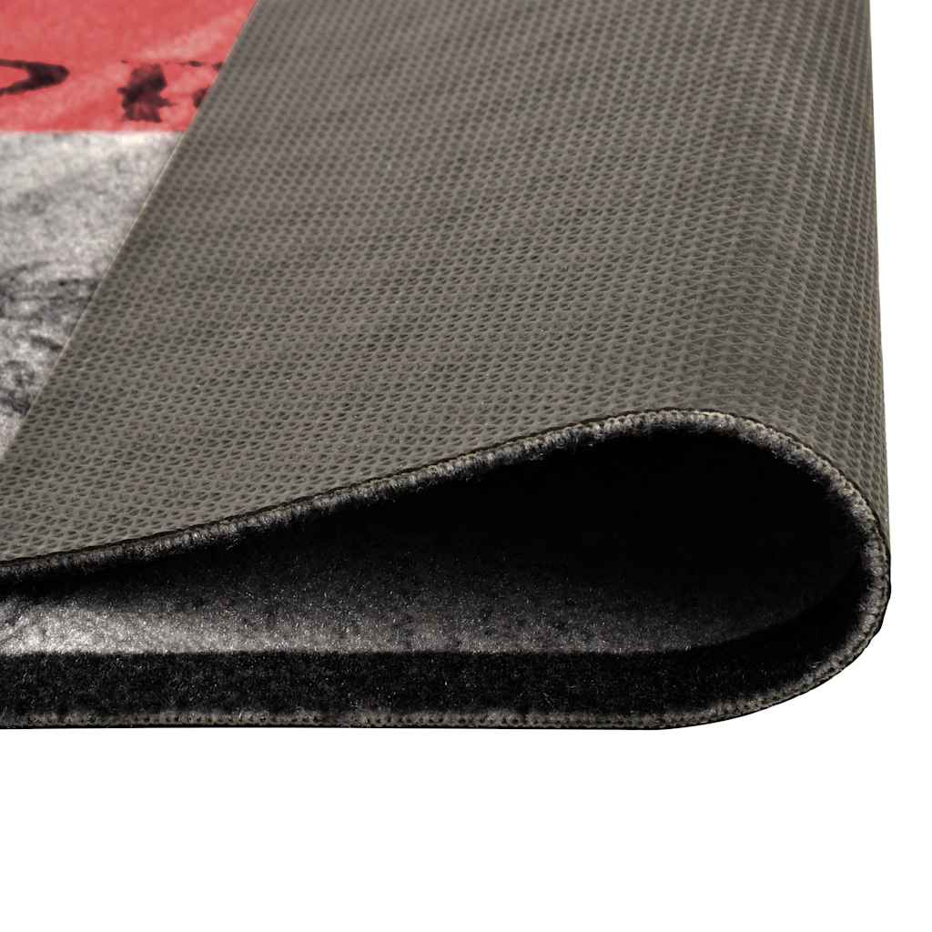 323469 vidaXL Kitchen Floor Mat Washable Tomato 45x150 cm