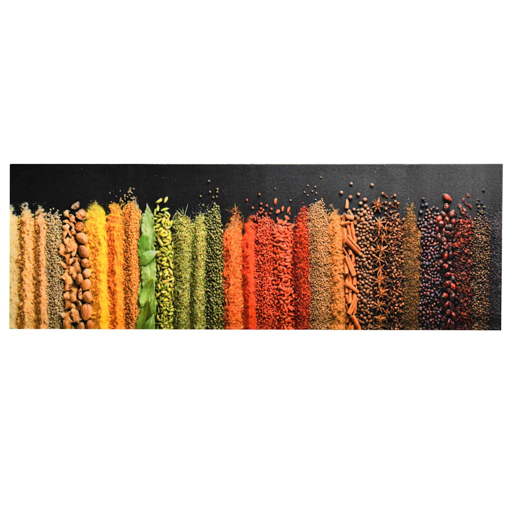 323475 vidaXL Kitchen Floor Mat Washable Spice 45x150 cm