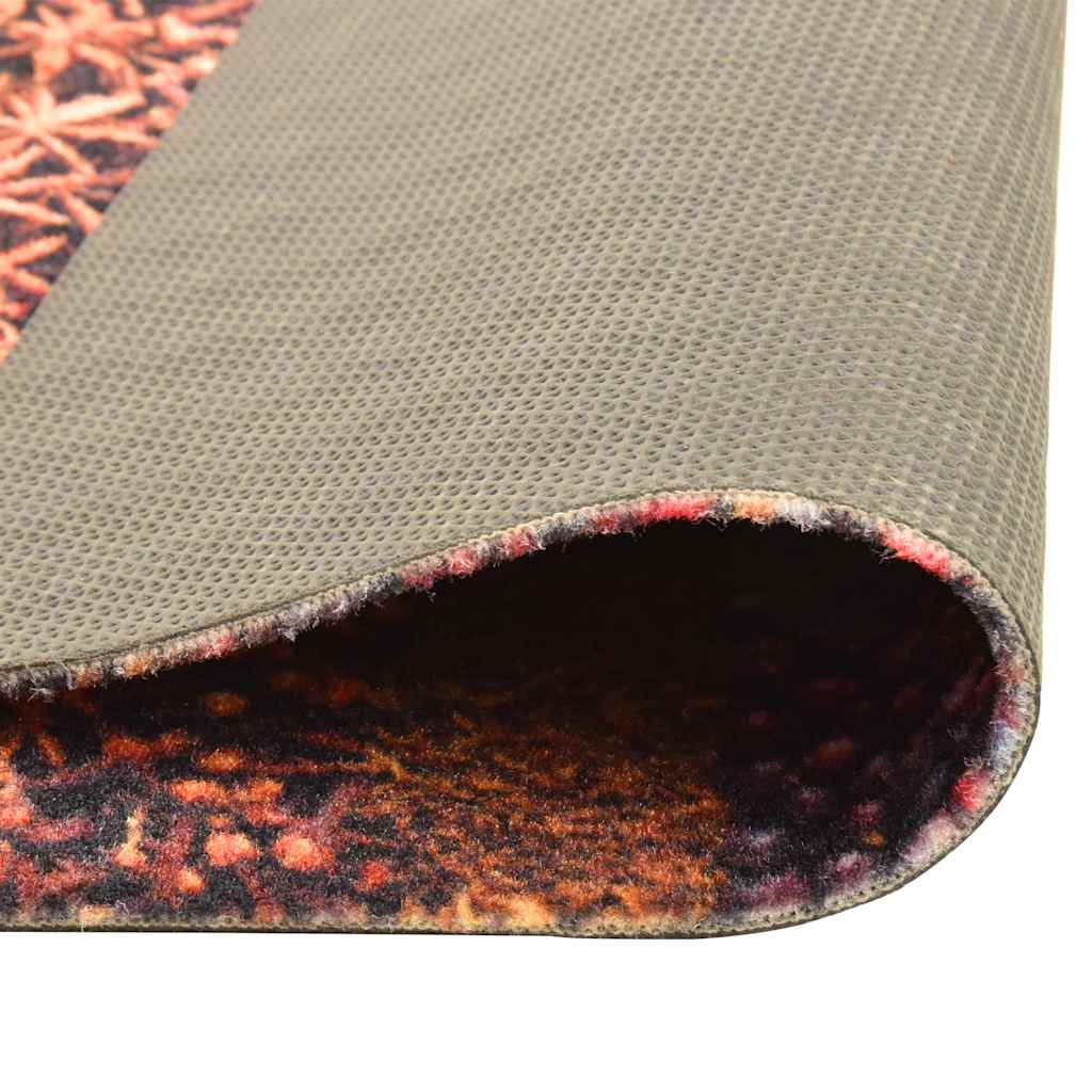 323475 vidaXL Kitchen Floor Mat Washable Spice 45x150 cm