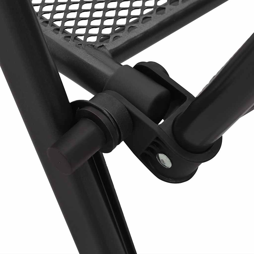 Folding Chair | Set of 4 | Anthracite | Steel | Standard | Foldable
