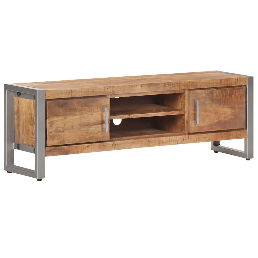 323486 vidaXL TV Cabinet 120x30x40 cm Rough Mango Wood