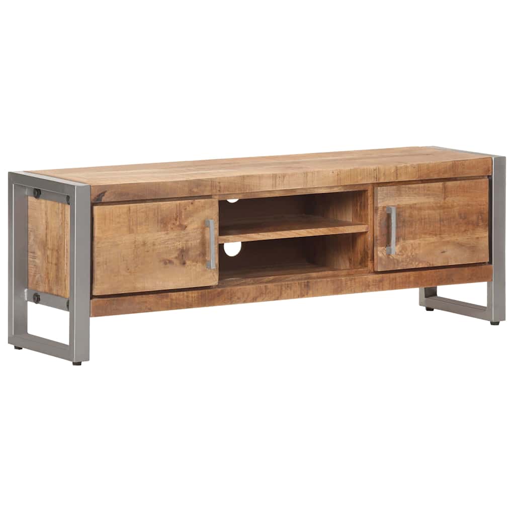 323486 vidaXL TV Cabinet 120x30x40 cm Rough Mango Wood