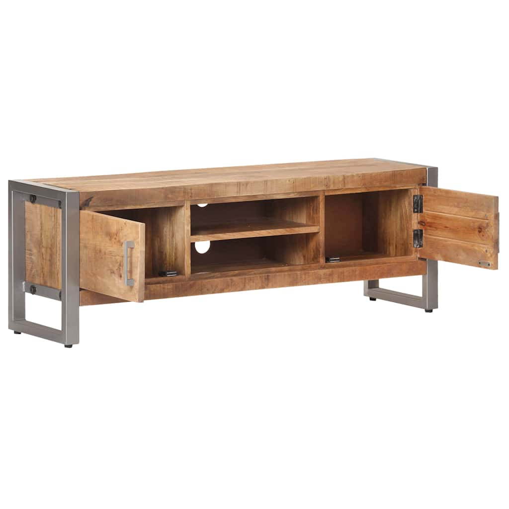 323486 vidaXL TV Cabinet 120x30x40 cm Rough Mango Wood