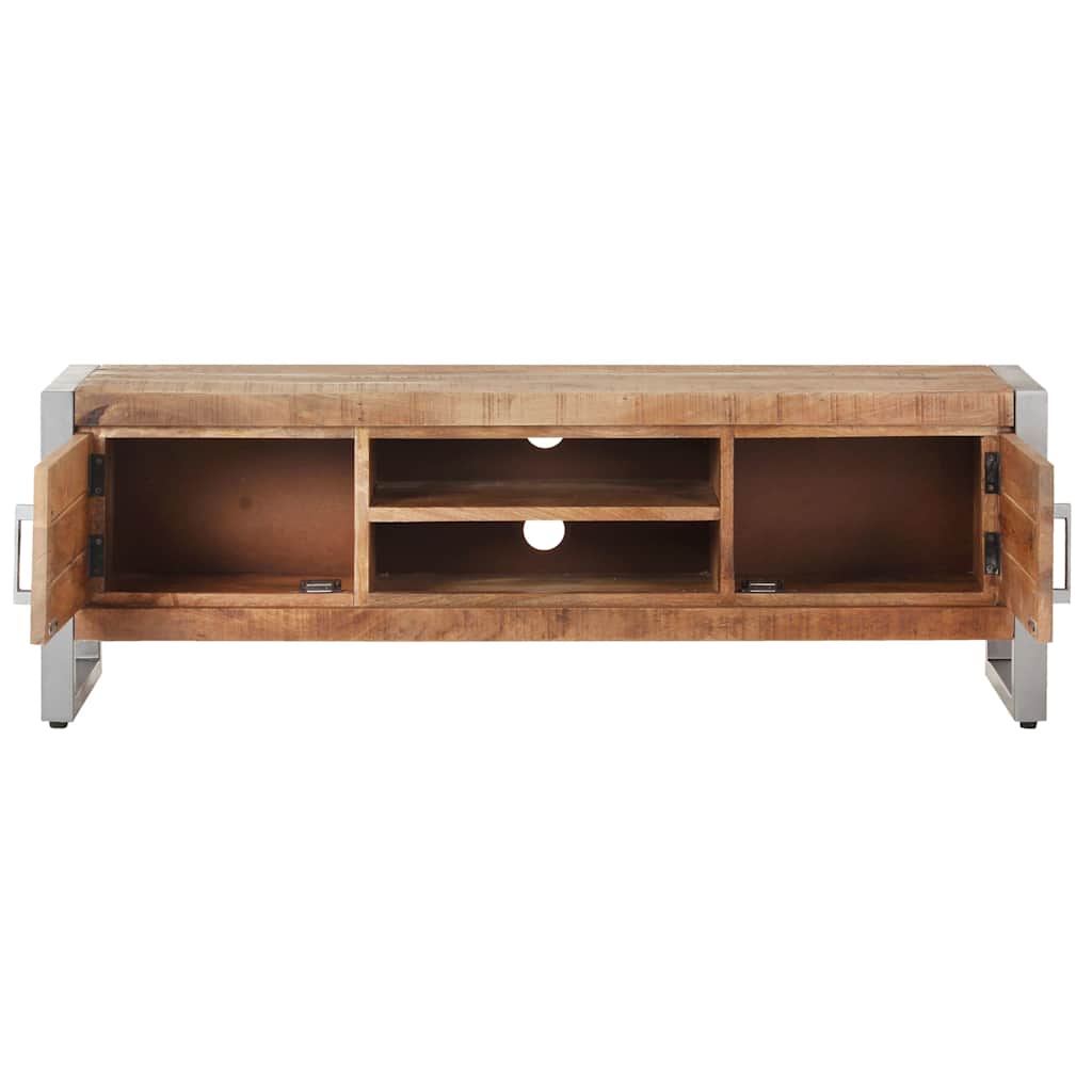 323486 vidaXL TV Cabinet 120x30x40 cm Rough Mango Wood
