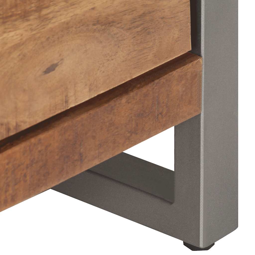 323486 vidaXL TV Cabinet 120x30x40 cm Rough Mango Wood