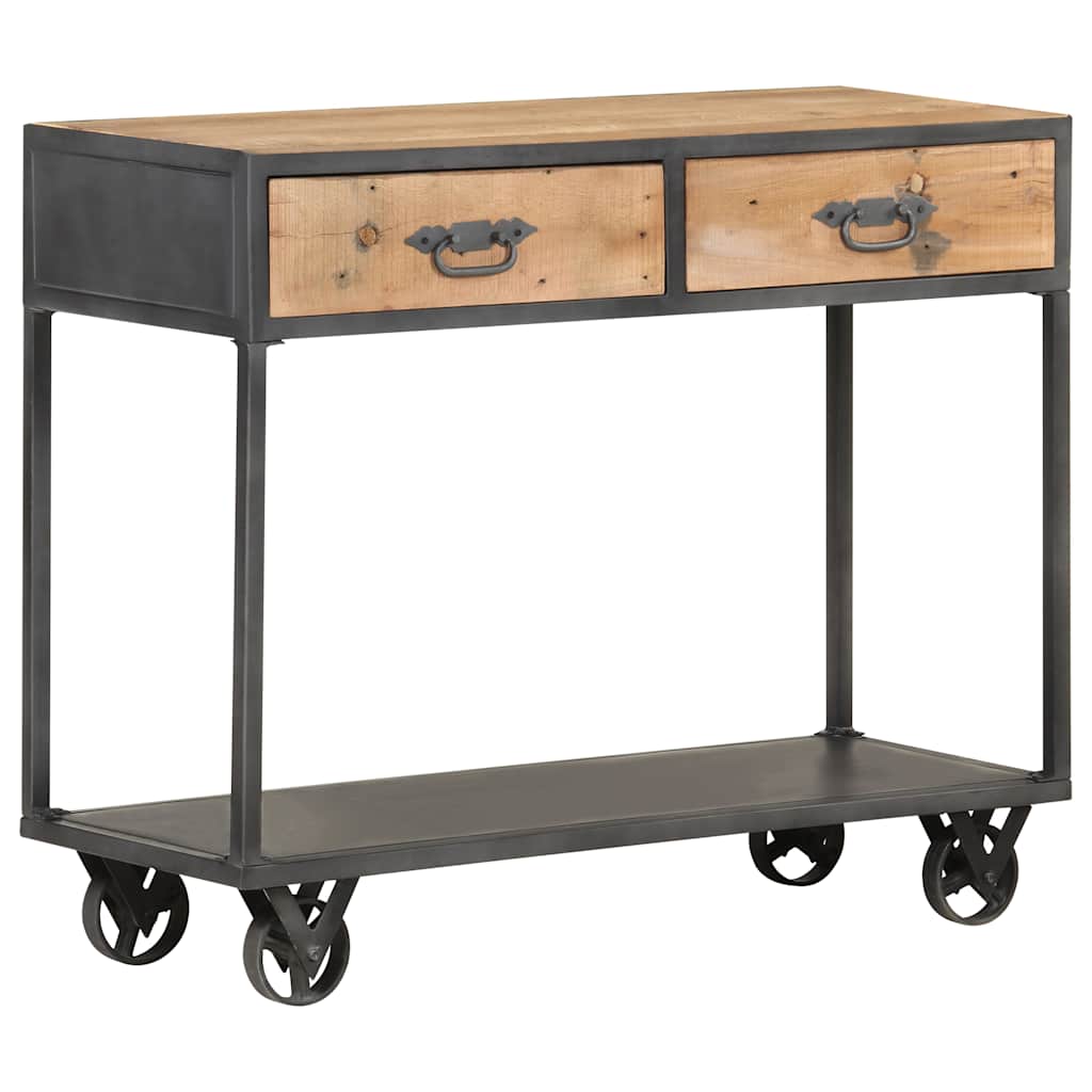 323516 vidaXL Console Table 90x35x74 cm Solid Reclaimed Wood