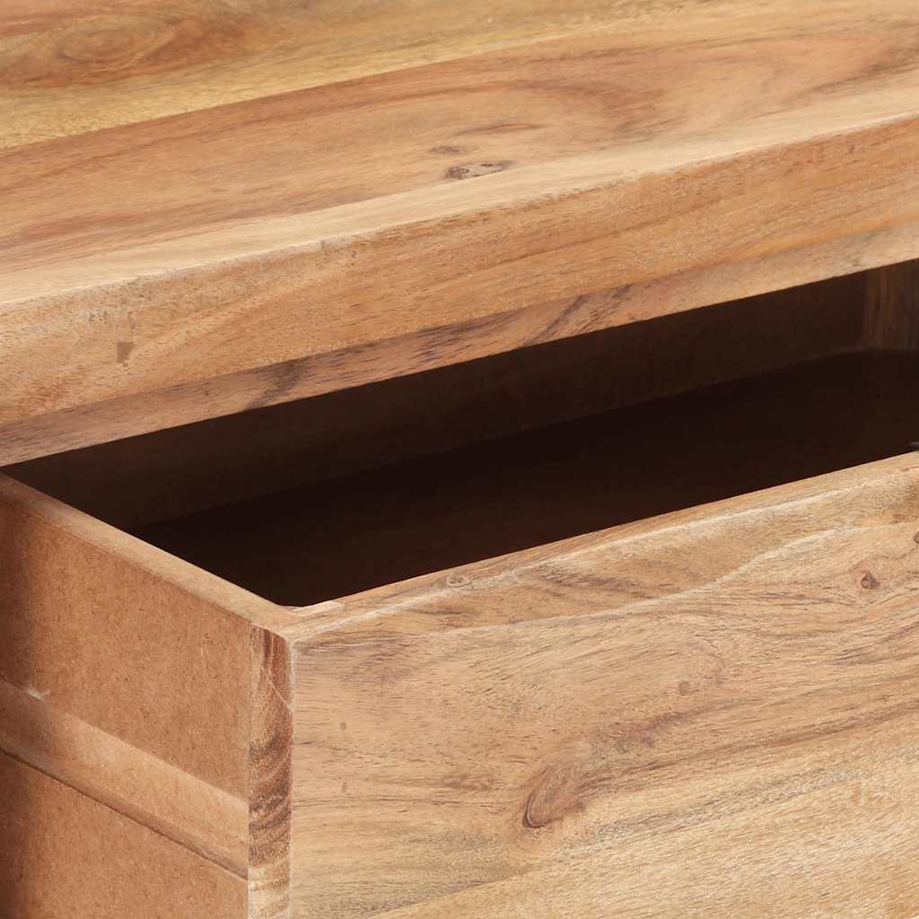 323522 vidaXL Console Table 100x35x76 cm Solid Acacia Wood with Live Edges
