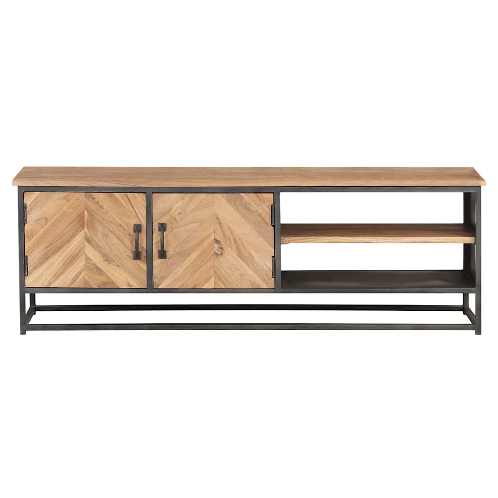 323524 vidaXL TV Cabinet 120x30x40 cm Solid Acacia Wood