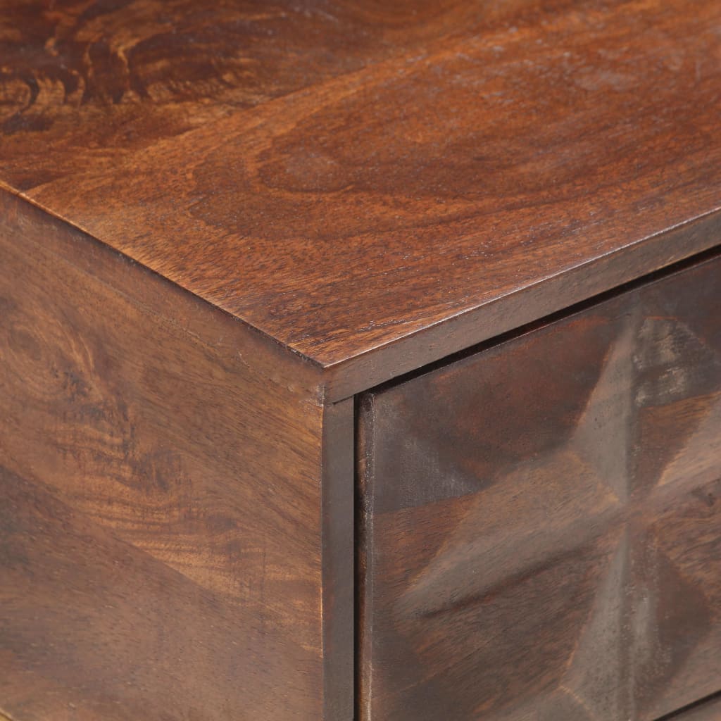Coffee Table 112x50x40 cm Solid Mango Wood