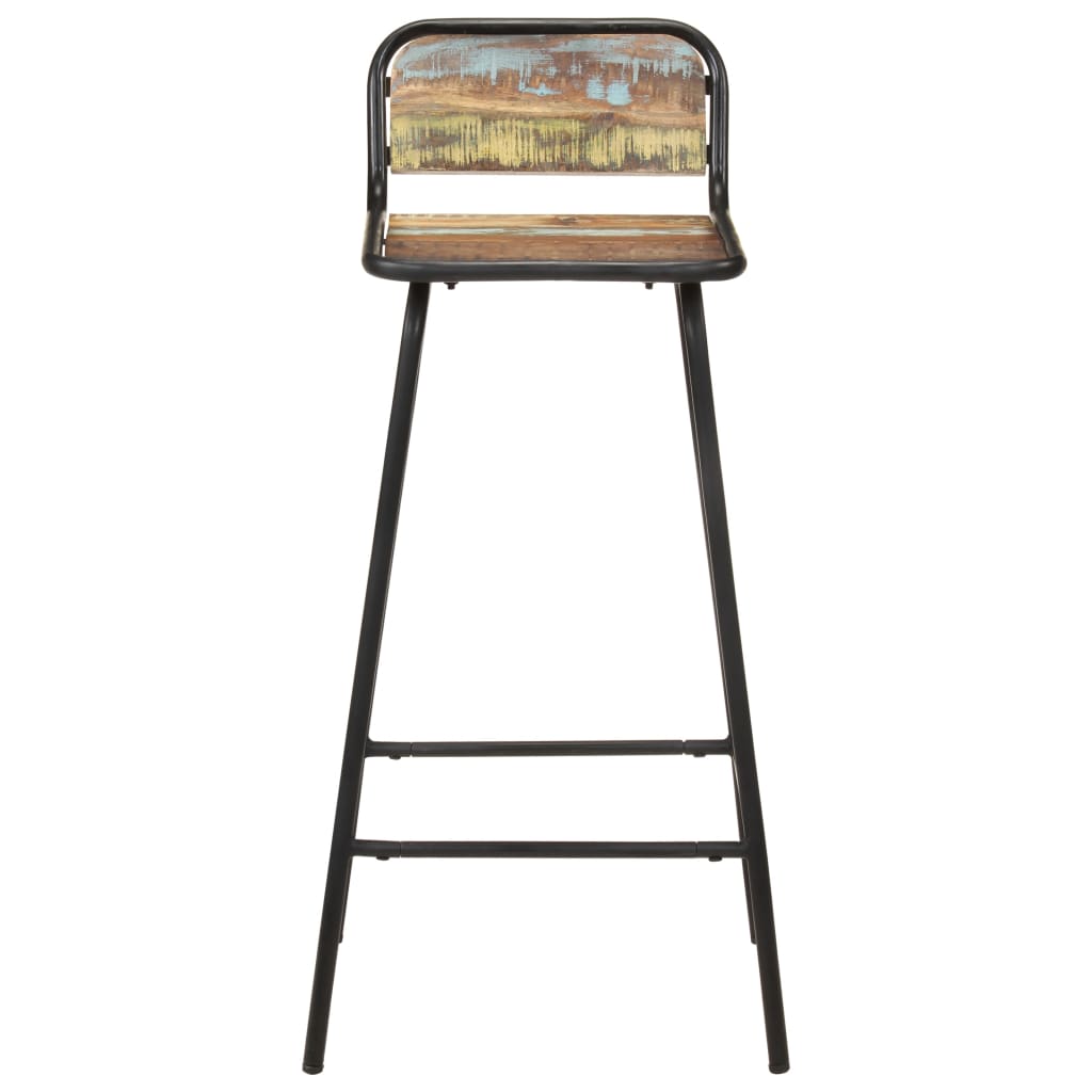 vidaXL Bar Chairs 4 pcs Solid Reclaimed Wood