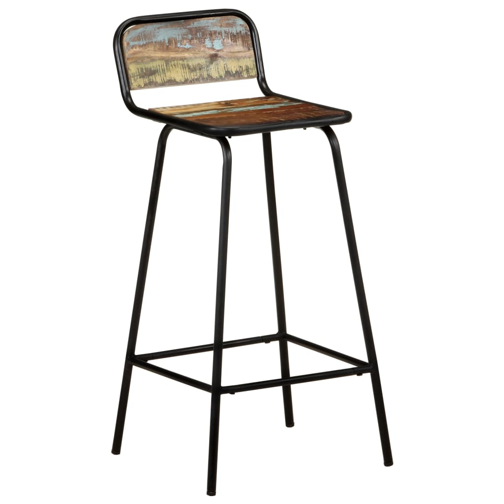 vidaXL Bar Chairs 4 pcs Solid Reclaimed Wood