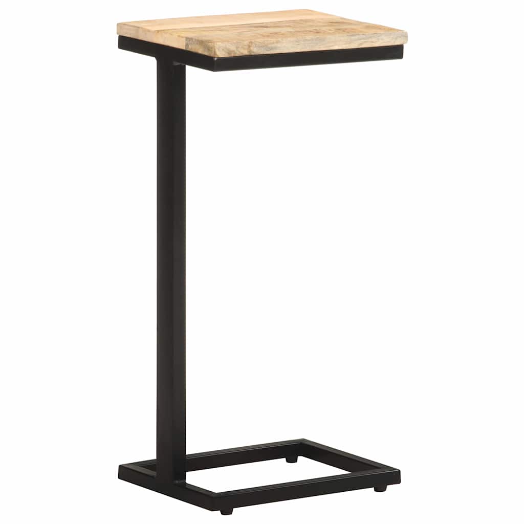 321970 vidaXL Side Tables 2 pcs 31,5x24,5x64,5 cm Rough Mango Wood
