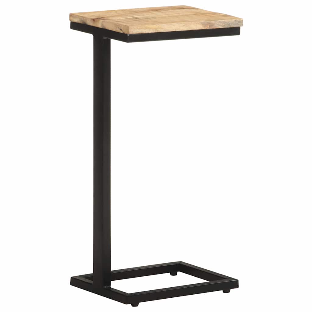 321970 vidaXL Side Tables 2 pcs 31,5x24,5x64,5 cm Rough Mango Wood