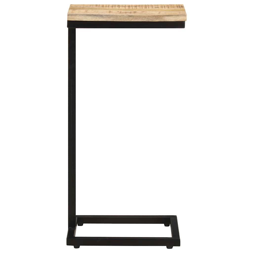 321970 vidaXL Side Tables 2 pcs 31,5x24,5x64,5 cm Rough Mango Wood