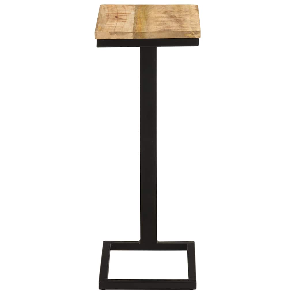 321970 vidaXL Side Tables 2 pcs 31,5x24,5x64,5 cm Rough Mango Wood