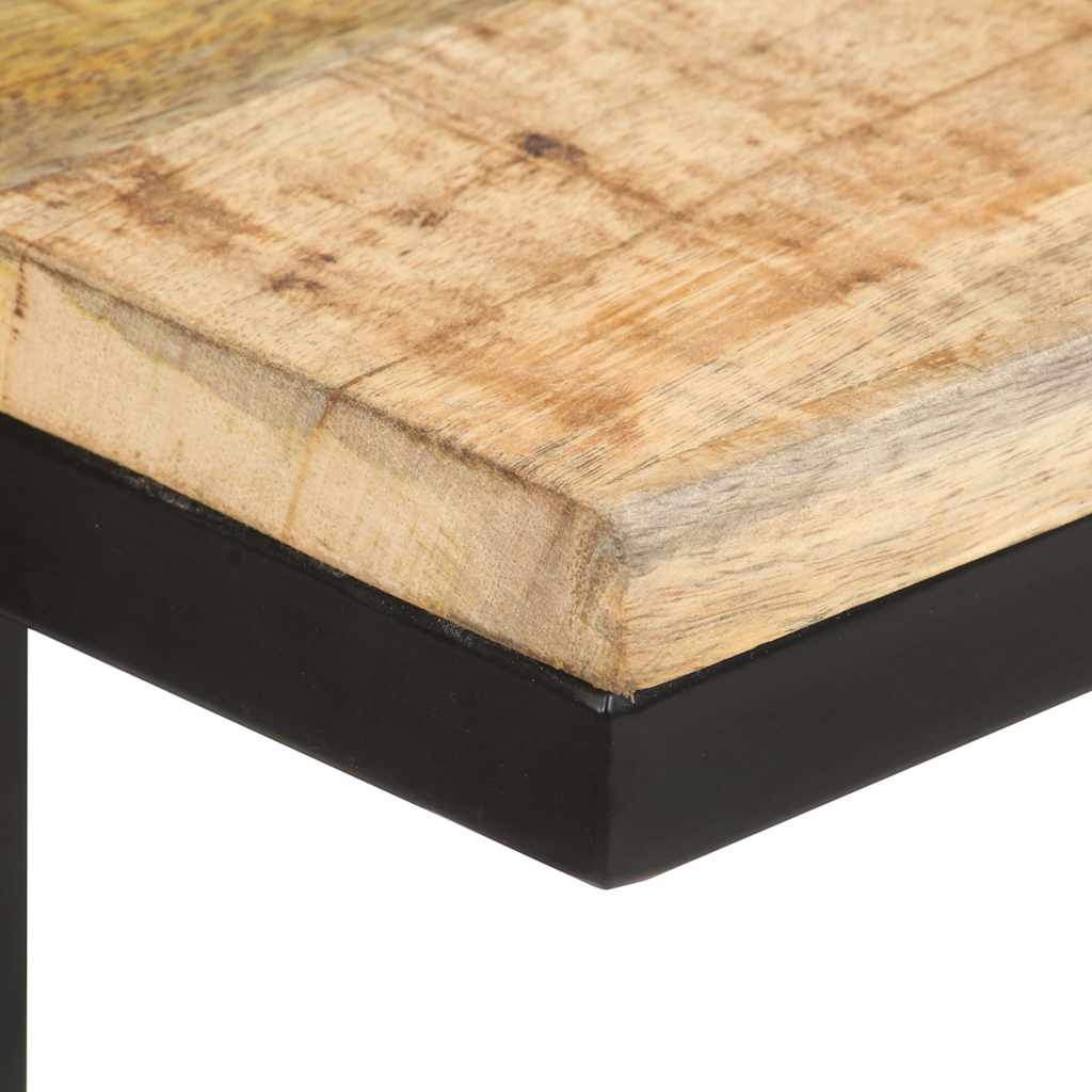321970 vidaXL Side Tables 2 pcs 31,5x24,5x64,5 cm Rough Mango Wood