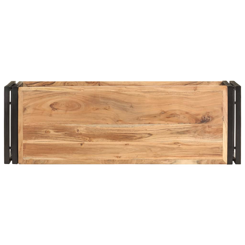 321978 vidaXL TV Cabinet 90x30x40 cm Solid Acacia Wood