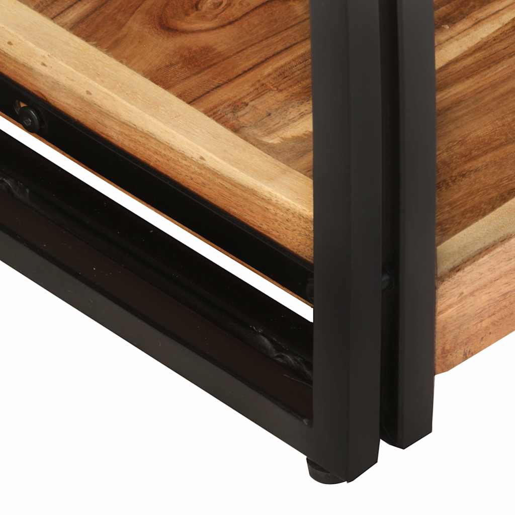 321978 vidaXL TV Cabinet 90x30x40 cm Solid Acacia Wood