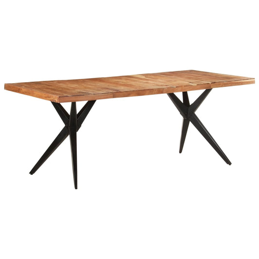 Dining Table | Acacia Wood | Solid Acacia Wood | Large | Durable