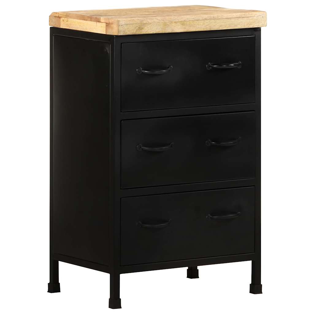 323576 vidaXL Sideboard 47x35x76 cm Rough Mango Wood