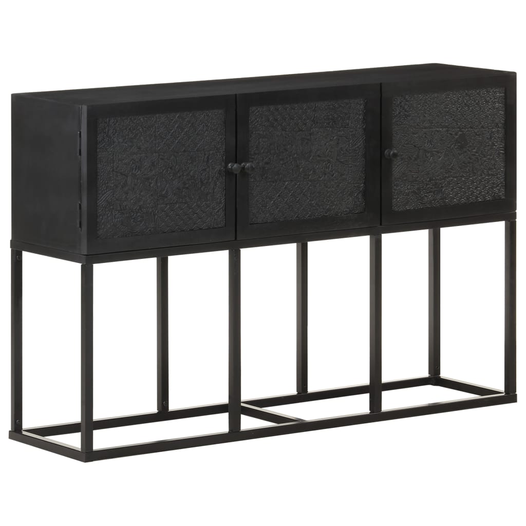 Sideboard | Black | Solid Mango Wood | Sideboard | Rectangular