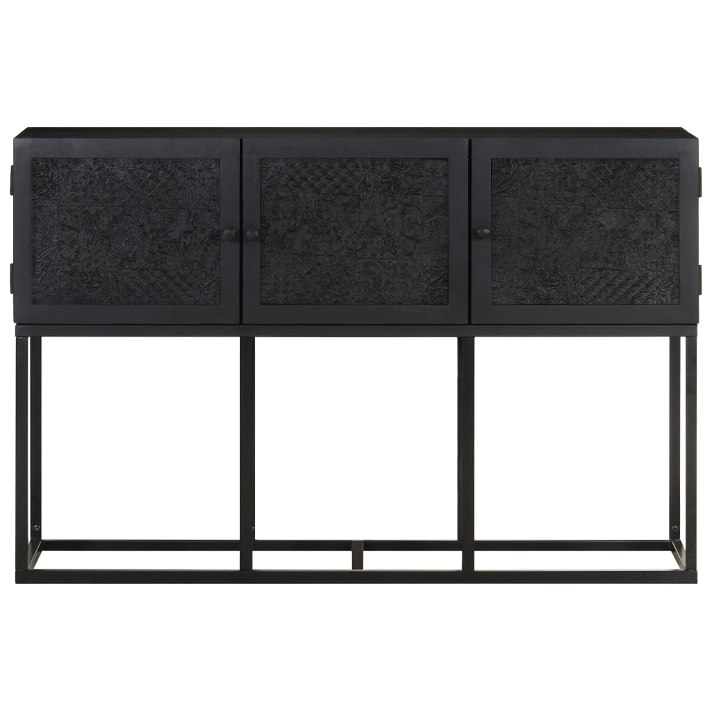Sideboard | Black | Solid Mango Wood | Sideboard | Rectangular
