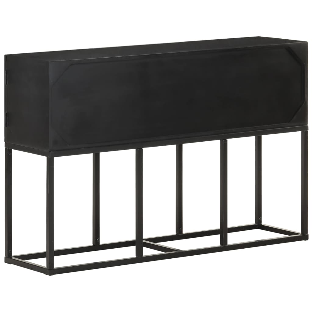 Sideboard | Black | Solid Mango Wood | Sideboard | Rectangular