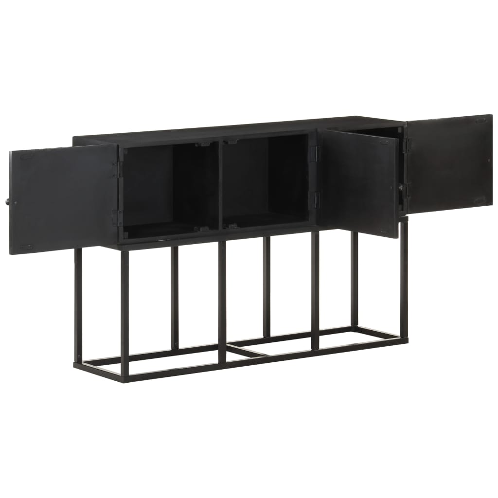 Sideboard | Black | Solid Mango Wood | Sideboard | Rectangular