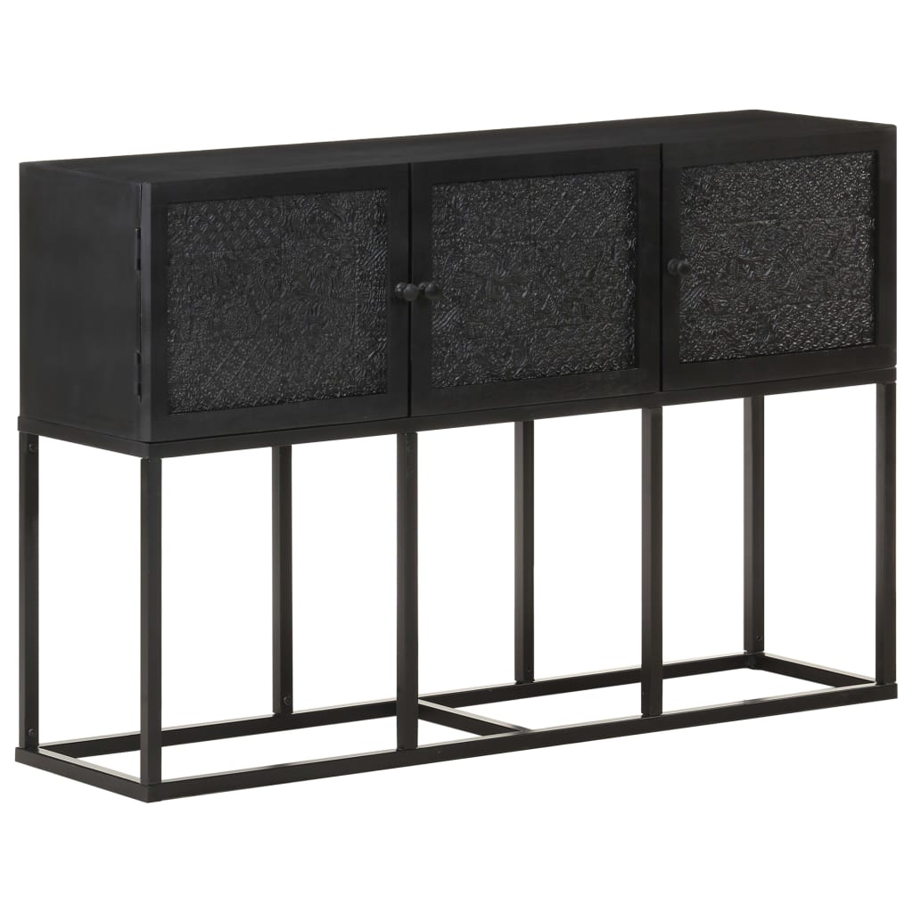 Sideboard | Black | Solid Mango Wood | Sideboard | Rectangular