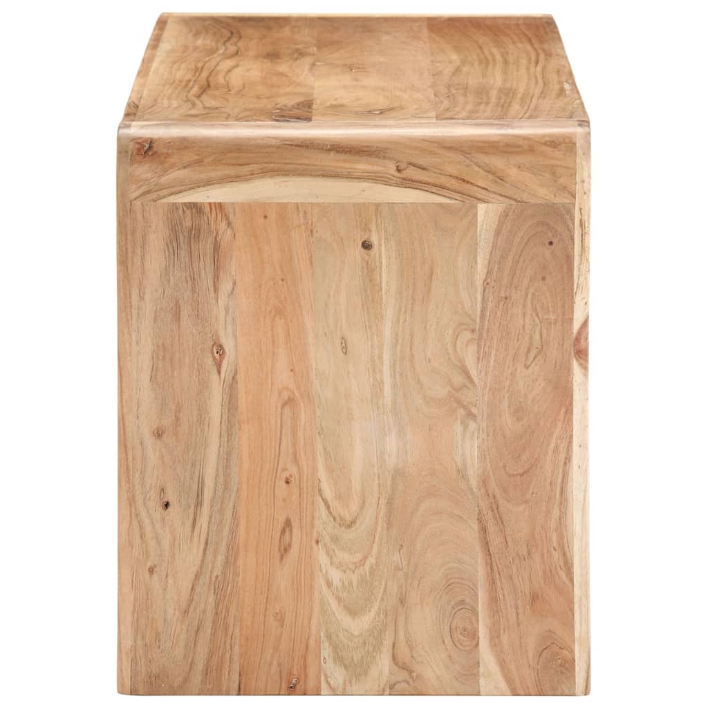 323584 vidaXL Bench 110x38x46 cm Solid Acacia Wood