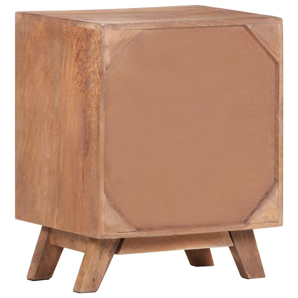 323597 vidaXL Bedside Cabinet 40x30x50 cm Solid Mango Wood