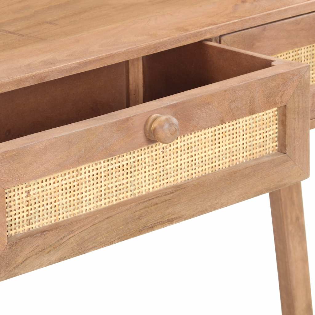 323598 vidaXL Console Table 100x35x76 cm Solid Mango Wood