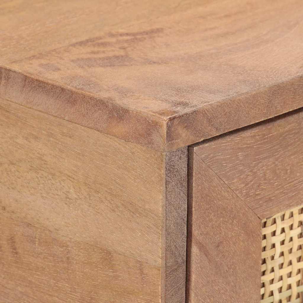 323598 vidaXL Console Table 100x35x76 cm Solid Mango Wood