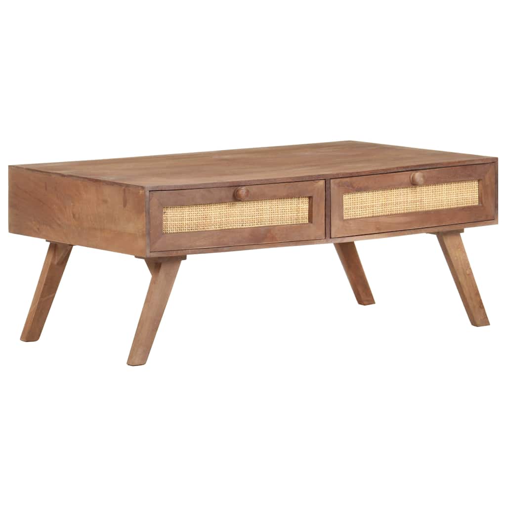 323599 vidaXL Coffee Table 100x60x40 cm Solid Mango Wood