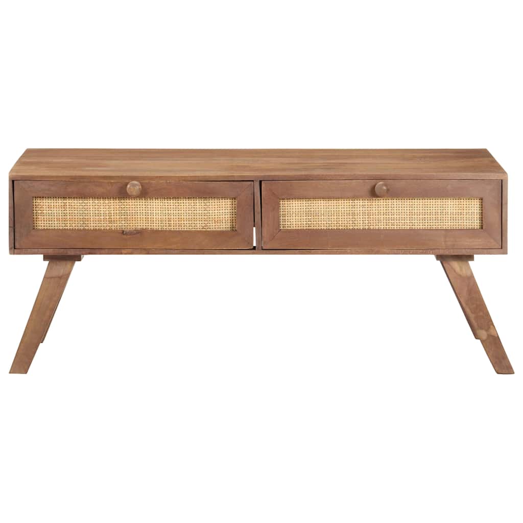 323599 vidaXL Coffee Table 100x60x40 cm Solid Mango Wood