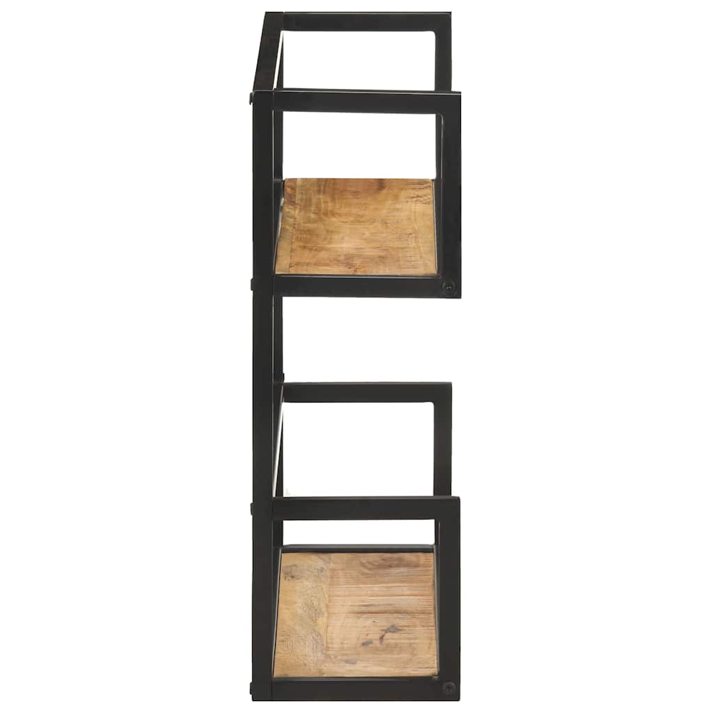 Wall Shelf 80x20x60 cm Rough Mango Wood