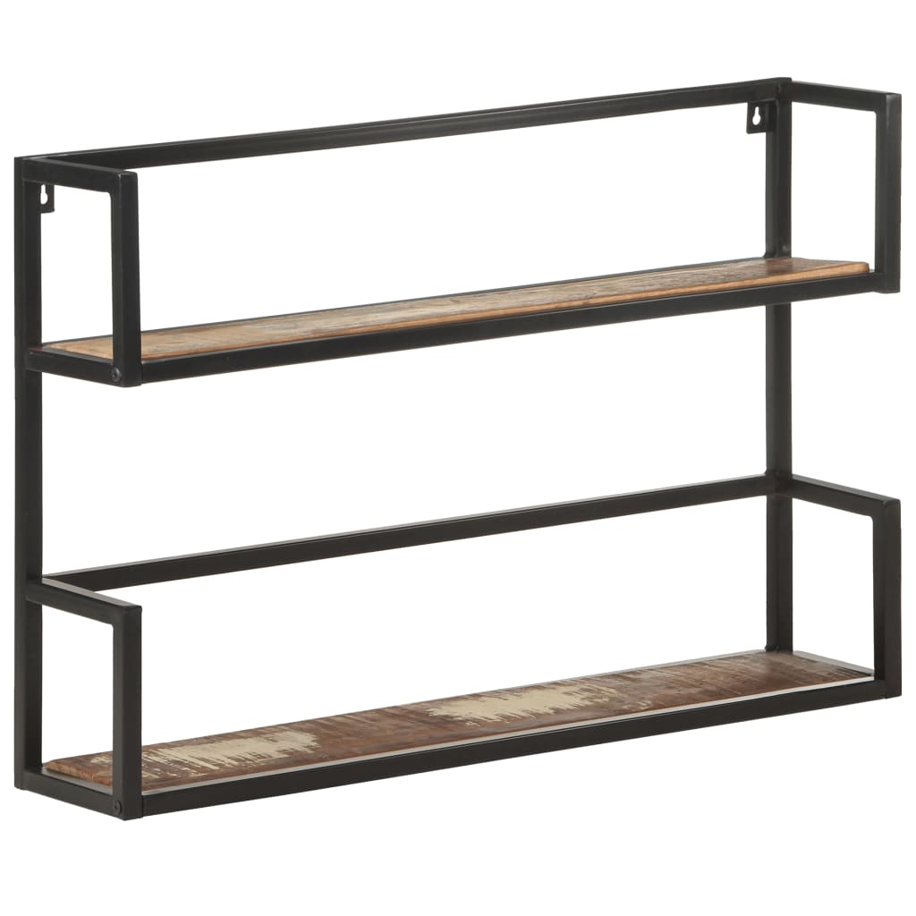 vidaXL Wall Shelf 90x20x60 cm Solid Reclaimed Wood